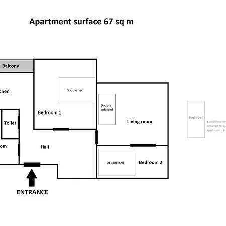 Wondrous Warszawska Street Apartman Krakkó